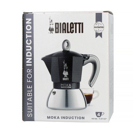 Bialetti Black 4 Cup Moka Induction